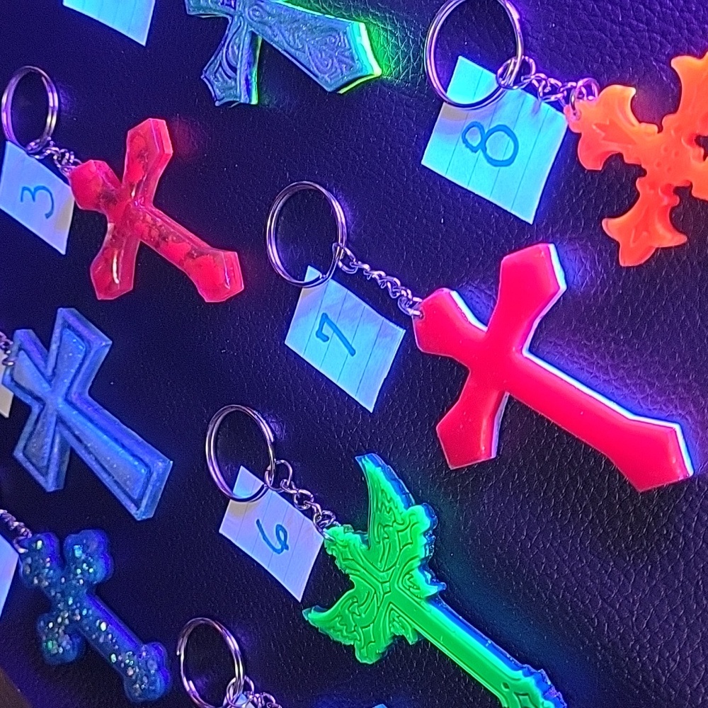 Handmade Cross Keychains - Picture 7 of 7